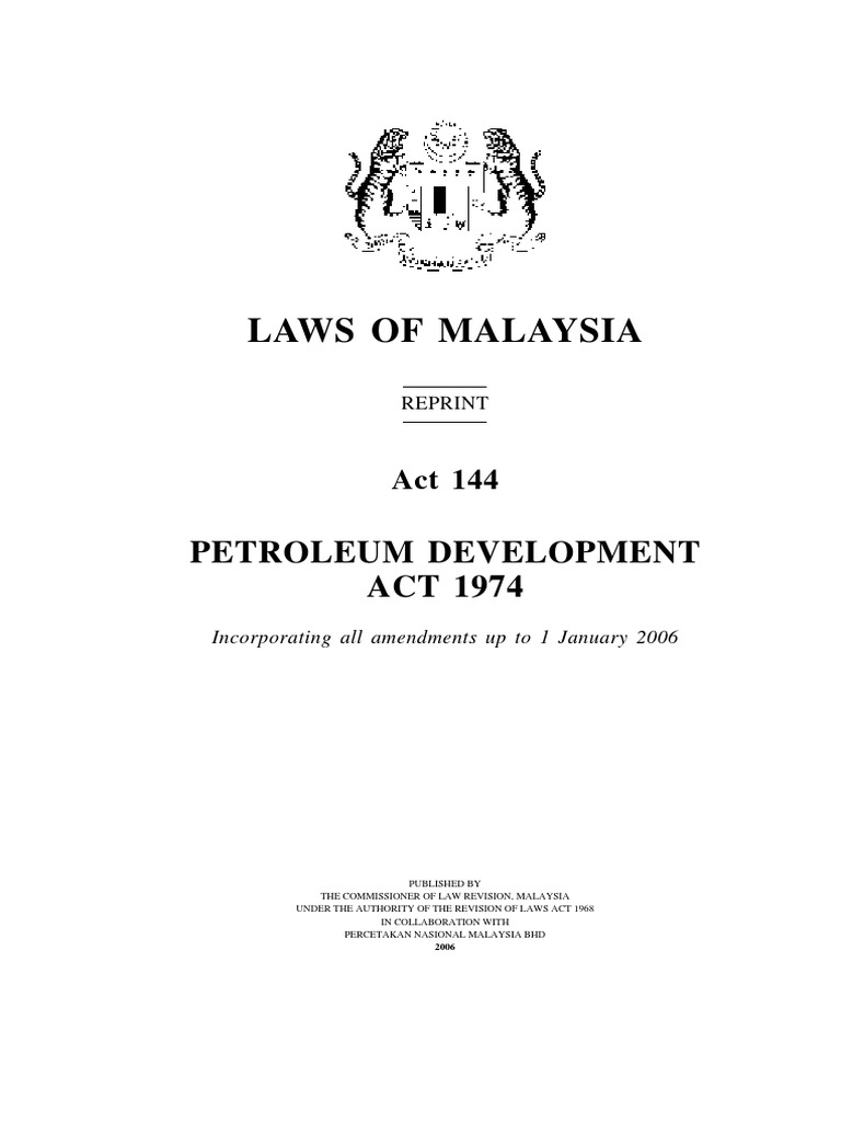 Petroleum Development Act 1974 PDF Corporations Government