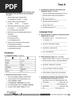 Diagnostic Test A