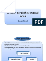 Langkah-Langkah Mengawal Inflasi Melalui Dasar Fiskal