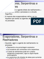 Evaporadores, Serpentinas e Resfriadores: Tipos e Funcionamento