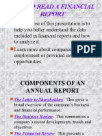 How to Read a Financial Report