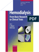 (Contributions To Nephrology) Claudio Ronco, Dinna N. Cruz-Hemodialysis - From Basic Research To Clinical Trials - S. Karger AG (Switzerland) (2008) PDF