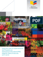 Instructivo para La Implementación Del PPE. Régimen Sierra-Amazonía 2017-2018 PDF