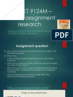 Undertaking 1st assignment research for postgraduate marketing students