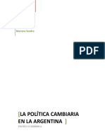 La Política Cambiaria en La Argentina
