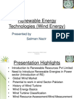 Renewable Energy Technologies Wind Energy