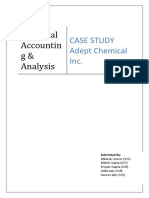 Financial Accountin G& Analysis: Case Study Adept Chemical Inc