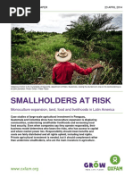 ENVIRONMENTAL SCIENCE Smallholders at Risk Monoculture Expansion Land Food and Livelihoods in Latin America