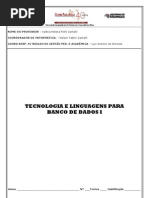 Apostila ETEC - Banco