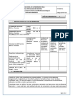 Guía de Aprendizaje Proyecto de Vida