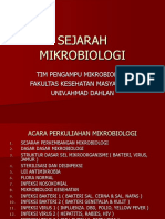 SEJARAH MIKROBIOLOGI