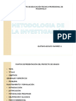 Metodologia de La Investigacion