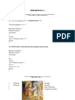 Some Input Output Programs : All Programs in C++