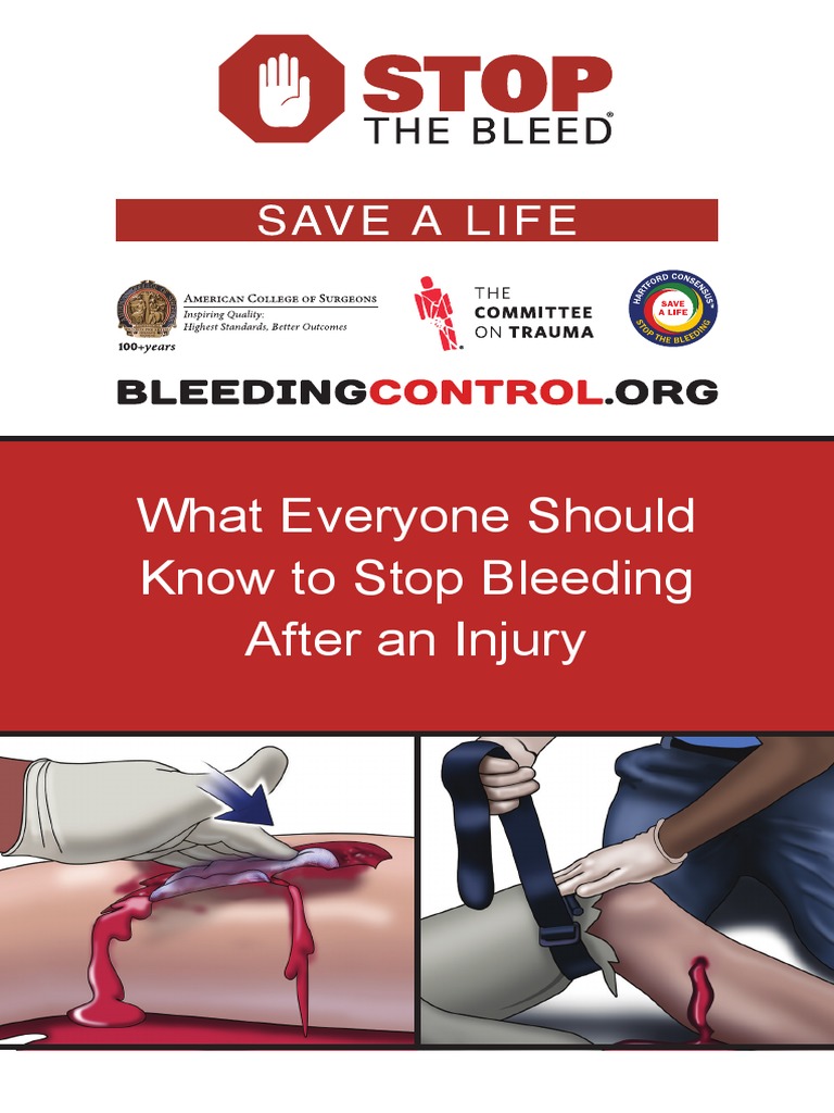 Stop The Bleed Booklet Major Trauma Bleeding