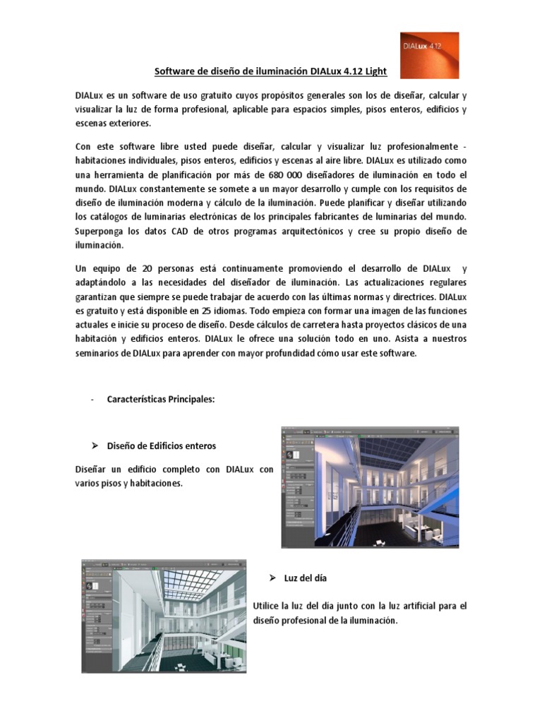DIALux 4.12 Light | PDF | Windows 10 | Software