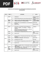 Programa de Receção Dos Novos Estudantes Da Uni-CV Final