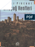 Henri Pirenne, Ortaçağ Kentleri