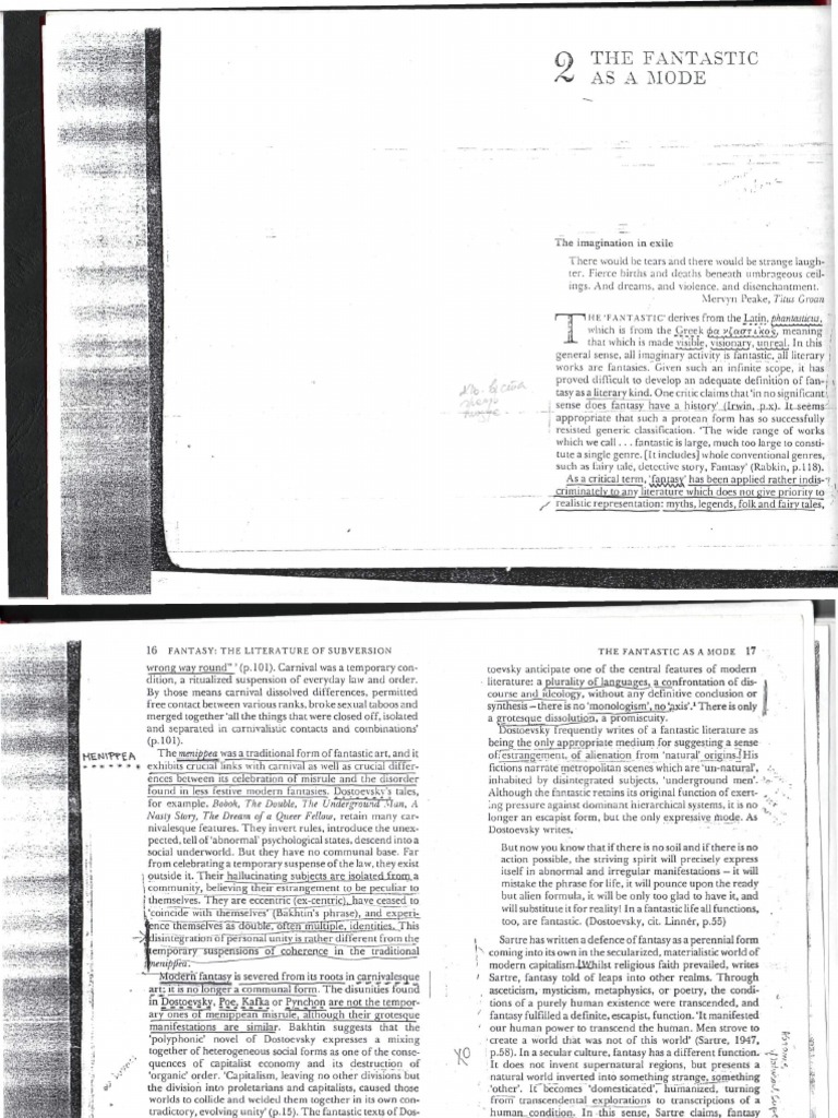 RP Rosemary Jackson Fantastic As A Mode Compressed PDF Science Philosophical Science