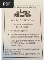 West Humboldt Park Community Meeting