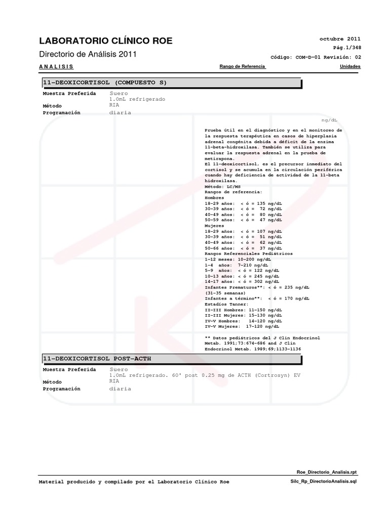 Directorio Analisis Roe Aspirina Metabolismo
