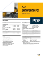 Palas Hidraulicas Sobre Orugas Cat 6040 Fs