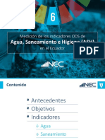 Medición Indicadores de Agua 2017