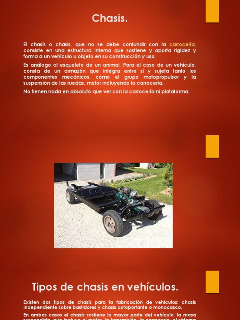 Estructura y Tipos de Chasis Automotriz | PDF | Chasis | Economía del ...