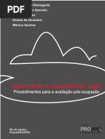 [Livro] Observando a Qualidade do Lugar   Procedimentos para Avaliação Pós Ocupação