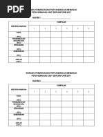 Borang Pemarkahan Pertandingan Memasak