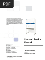 Esco Class II Cabinets Airstream D Series G Series Manual