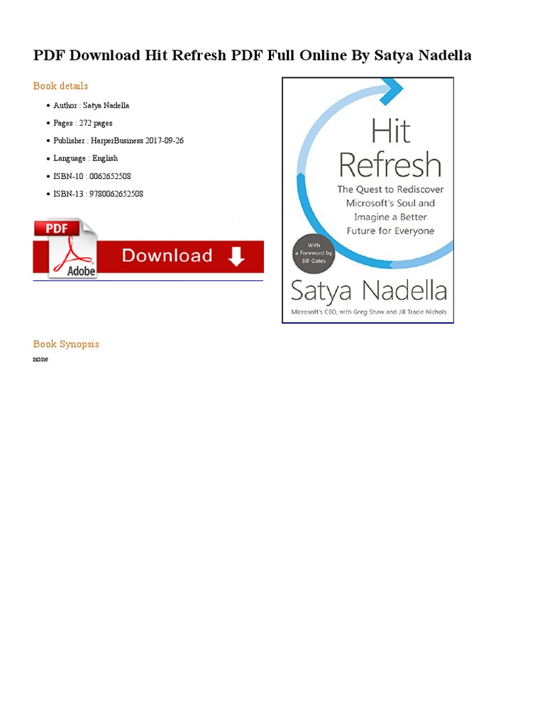hit refresh pdf download