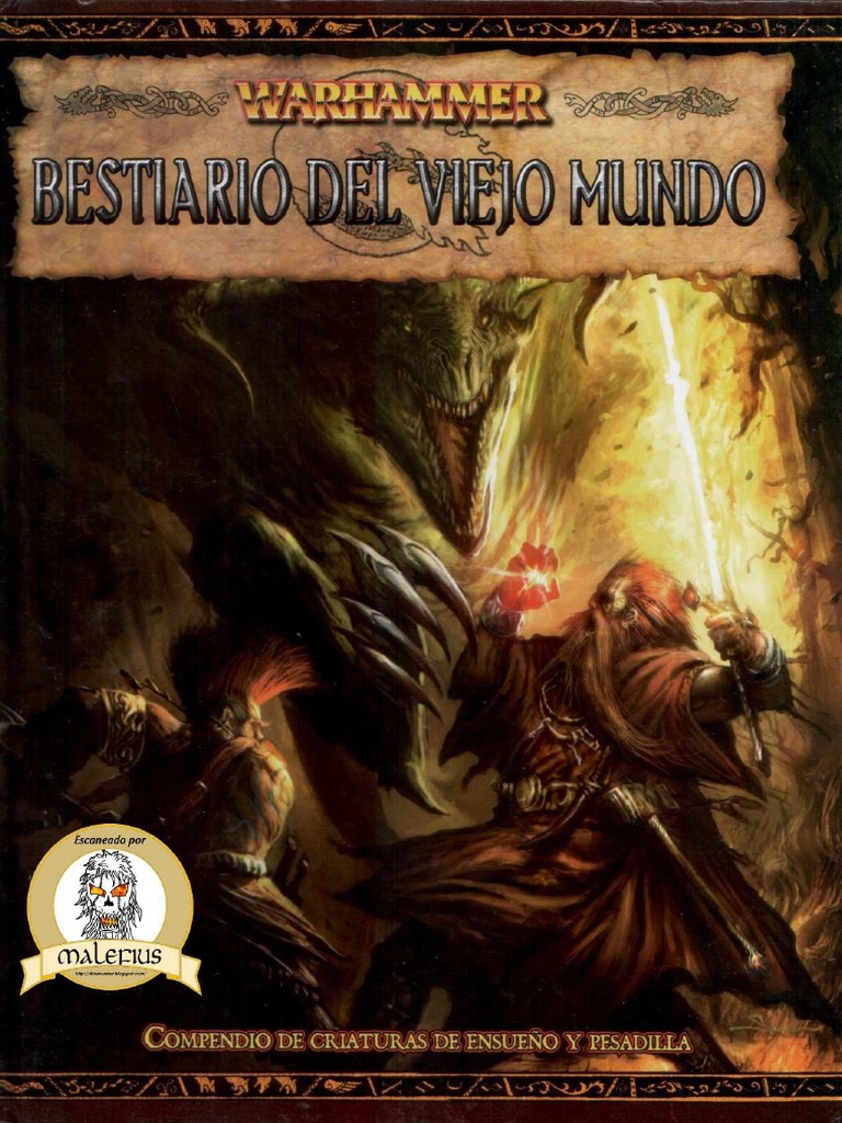 Warhammer Fantasy RPG ESP Bestiario Del Viejo Mundo ...