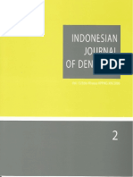 Indonesian Journal of Dentistry Penatalaksanaan 0