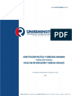 Constitucion Politica y Derechos Humanos - 2016