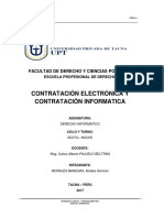 Diferencia de Los Contratos Electrónicos y Los Contratos Informáticos