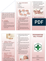 Leaflet Perawatan Tali Pusat