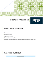 Weldability Aluminium