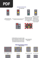 Traffic Signs: Light Signals Controlling Traffic