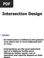 6 Intersections Design