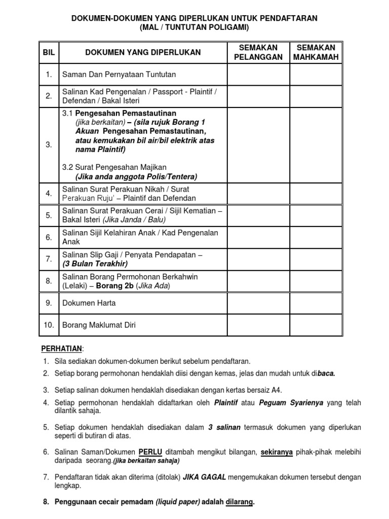 011 Borang Poligami Pdf