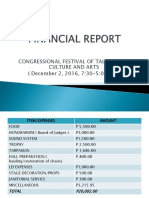 Financial Report Cultural