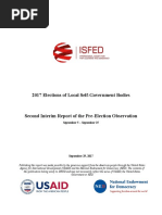 2nd Pre-Election Interim Report - 2017 Local Elections in Georgia