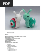 Patrón Caracol Amigurumi Sofie