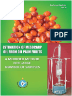 Estimation of Mesocarp Oil