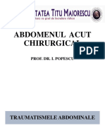 Curs 2 - Abdomenul Acut Chirurgical I PROF