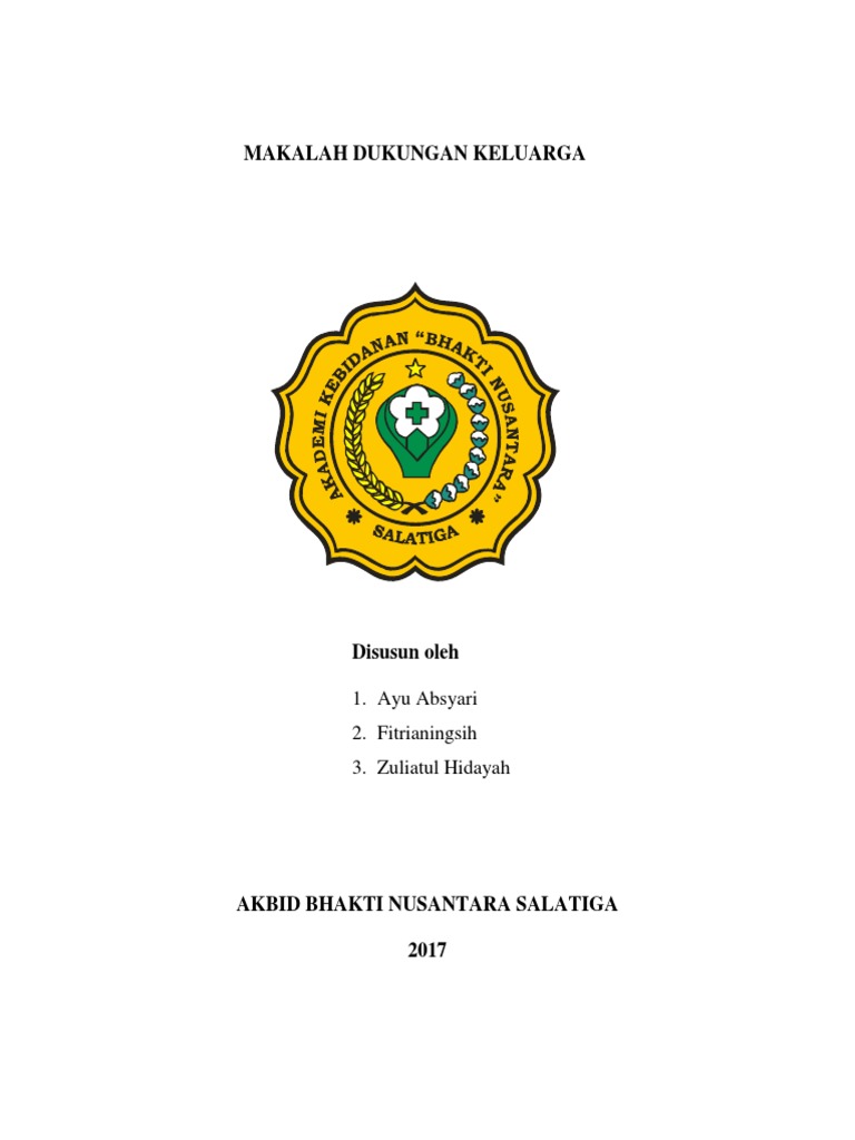 MAKALAH DUKUNGAN KELUARGA