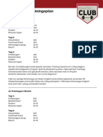 Grundlagen Trainingsplan Barbell Club Landquart