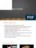 SLIDE 01 - Business Activity & Classification of Businesses