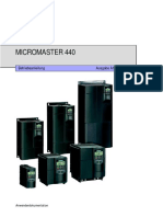 Micromaster 440 Betriebsanleitung