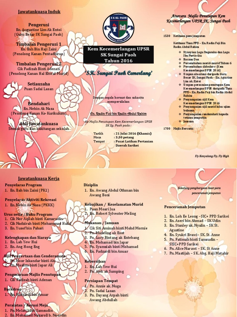 Buku Program Kem Kecemerlangan UPSR